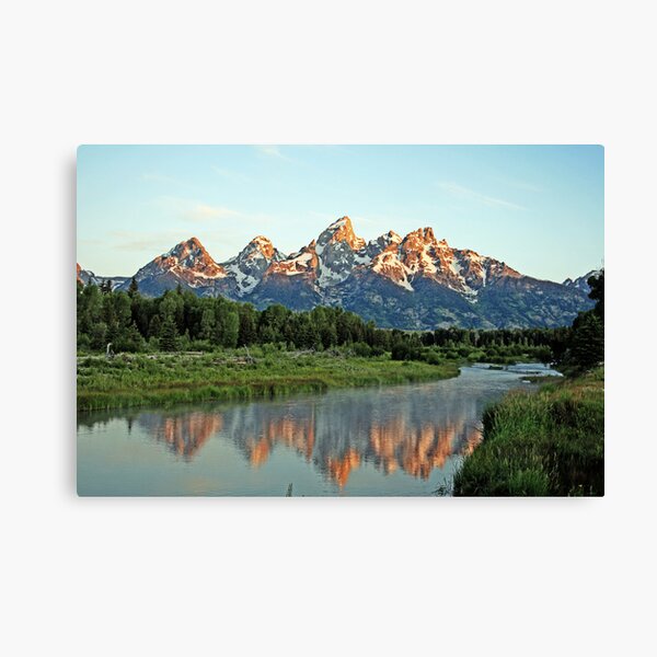 Sunrise, Grand Teton National Park Canvas Print