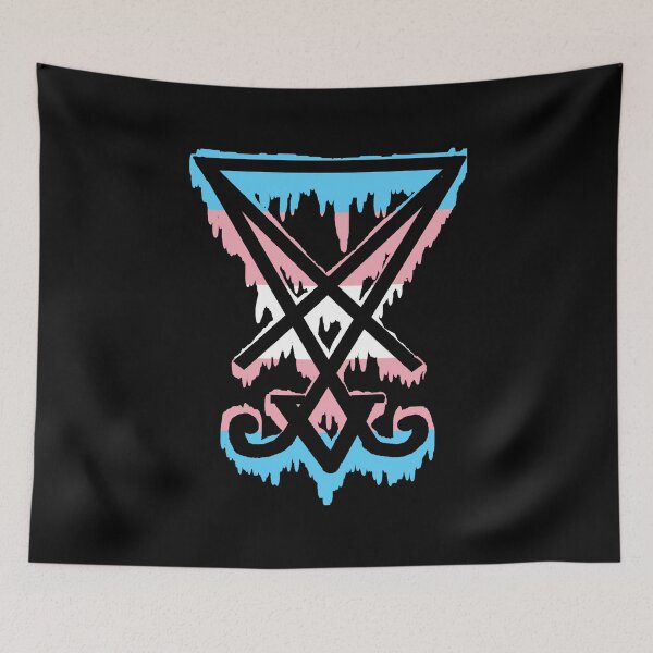 Item preview, Copia de Sigil of Lucifer transgénero designed and sold by DevilessDesigns.