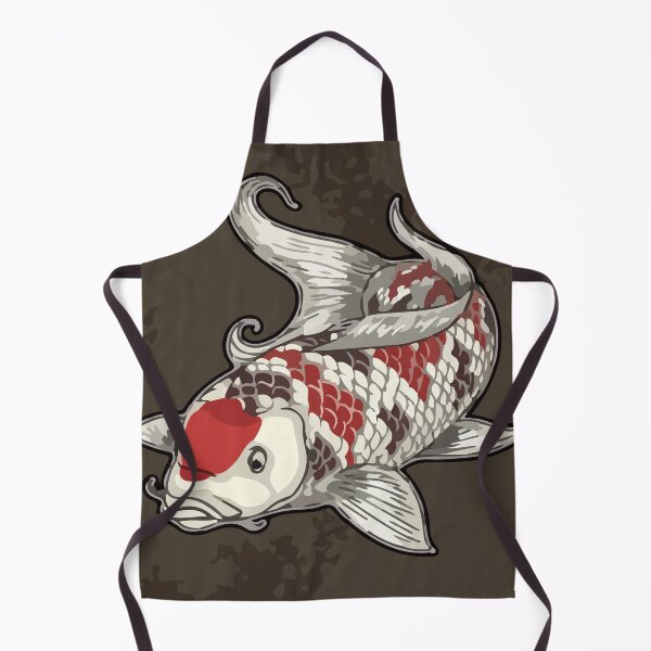 Item preview, Koi japan ornamental fish illustration designed and sold by ZenLifeShop.