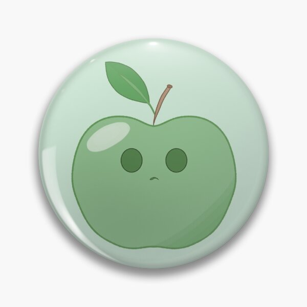 Item preview, A Worried Green Apple designed and sold by DoingTheDoodle.