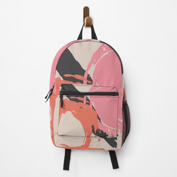 Item preview, Pink and Black Abstract Brush Strokes AP177-1 designed and sold by DuckyRubin.