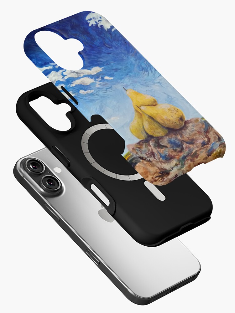 Thumbnail 2 von 4, iPhone-Hülle, Ein Versammlung von goldenen Birnen designt und verkauft von LillianBerthel.