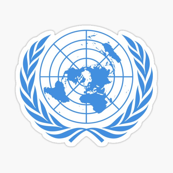 U.N Logo apparel Sticker