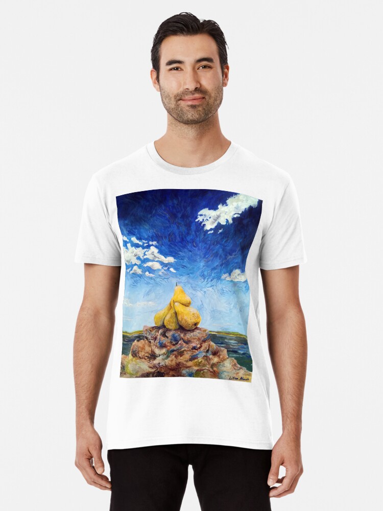 Thumbnail 1 von 6, Premium T-Shirt, Ein Versammlung von goldenen Birnen designt und verkauft von LillianBerthel.