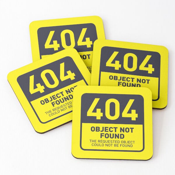 Item preview, HTTP Error 404 Object Not Found (Yellow) designed and sold by VoodooCircus.