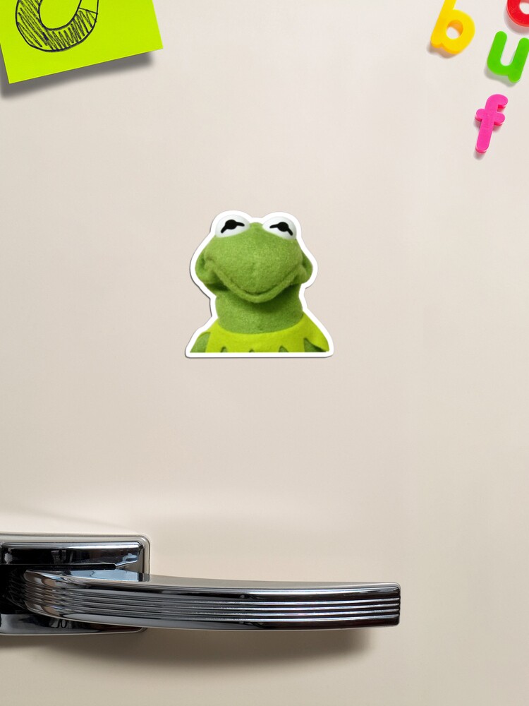 Thumbnail 1 of 3, Magnet, Kermit the Amphibian designed and sold by Mazzakazoo.