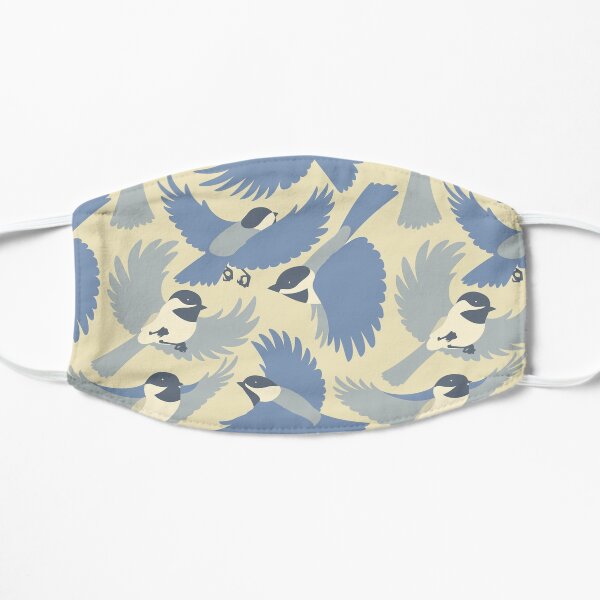 Chickadees in Blue Mask
