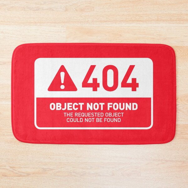 Item preview, HTTP Error 404 Object Not Found (Red) designed and sold by VoodooCircus.