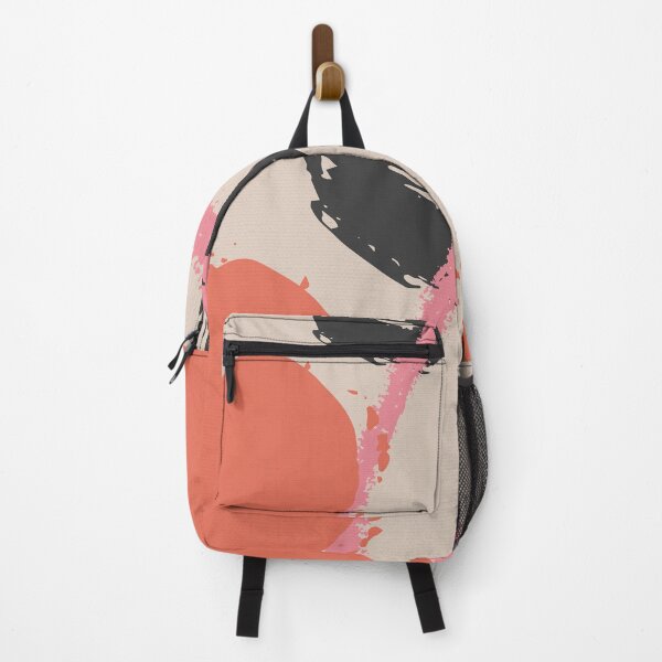 Item preview, Pink and Black Abstract Brush Strokes AP177-3 designed and sold by DuckyRubin.