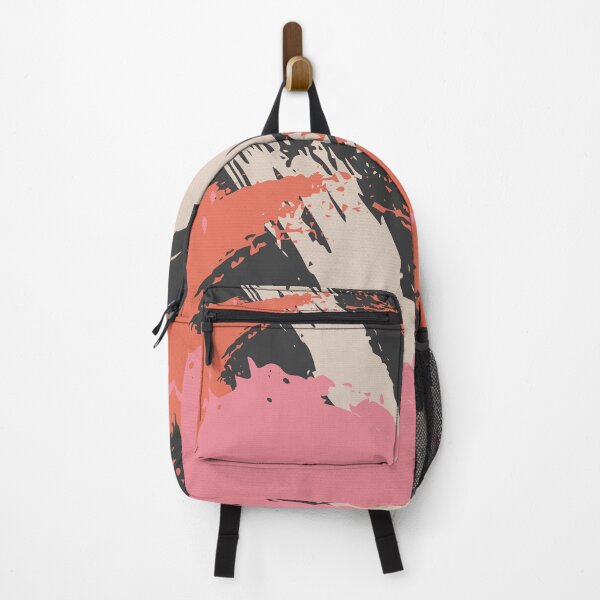 Item preview, Pink and Black Abstract Brush Strokes AP177-5 designed and sold by DuckyRubin.