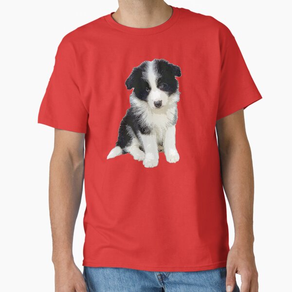 Vista previa del artículo con la obra «Cachorro de Border Collie», diseñado y vendido por Elarex.