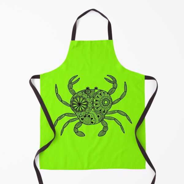Item preview, Mandala Crab (green and black) designed and sold by Calen Picard-Carroll.