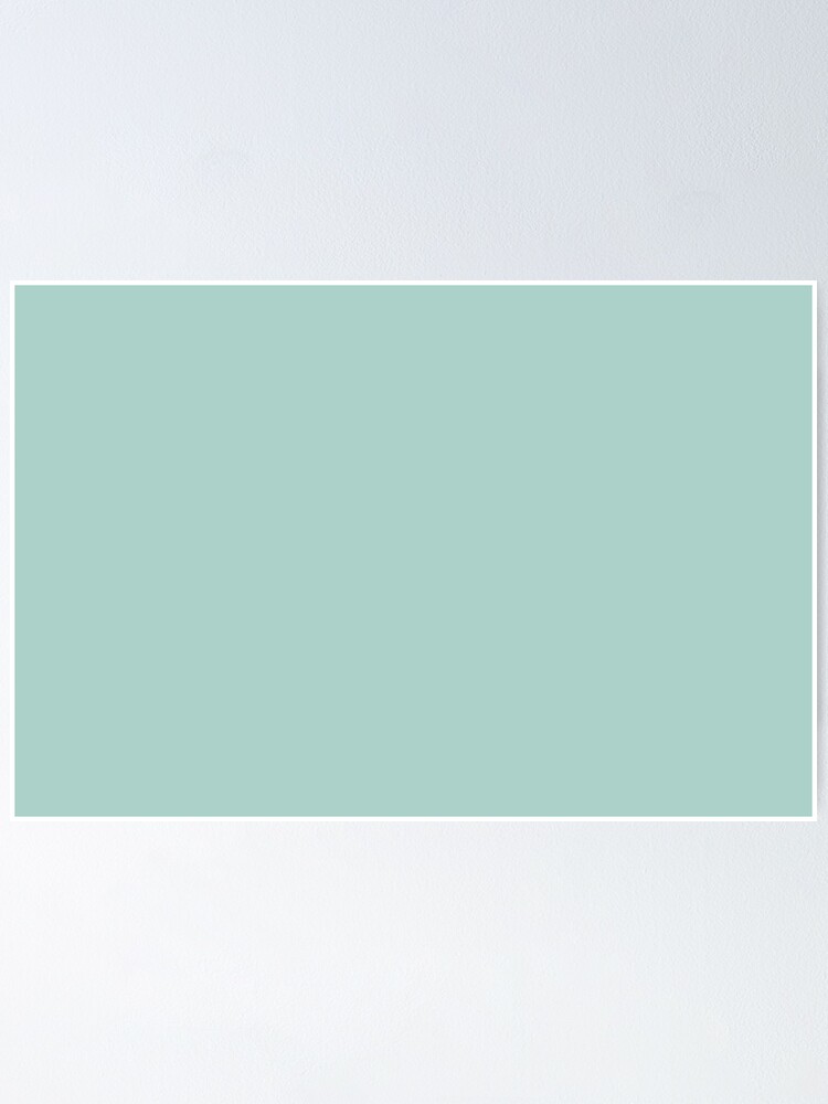 Light Pastel Aqua Green Blue Solid Color Pairs to Sherwin Williams Blue Sky  SW 0063