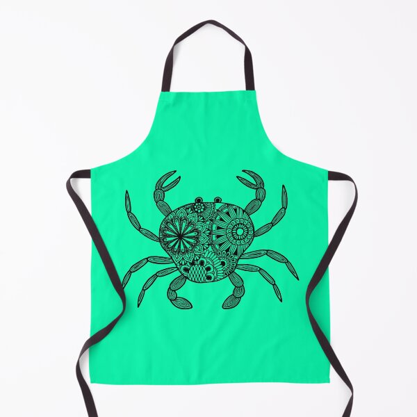 Item preview, Mandala Crab (teal and black) designed and sold by Calen  Picard-Carroll.