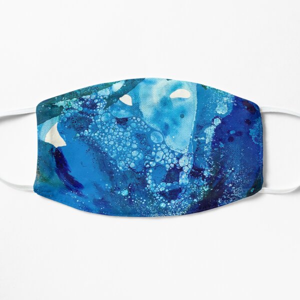 Environmental Blue Leaves, Tiny World Collection Flat Mask