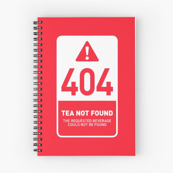 Item preview, HTTP Error 404 Tea Not Found (Red) designed and sold by VoodooCircus.