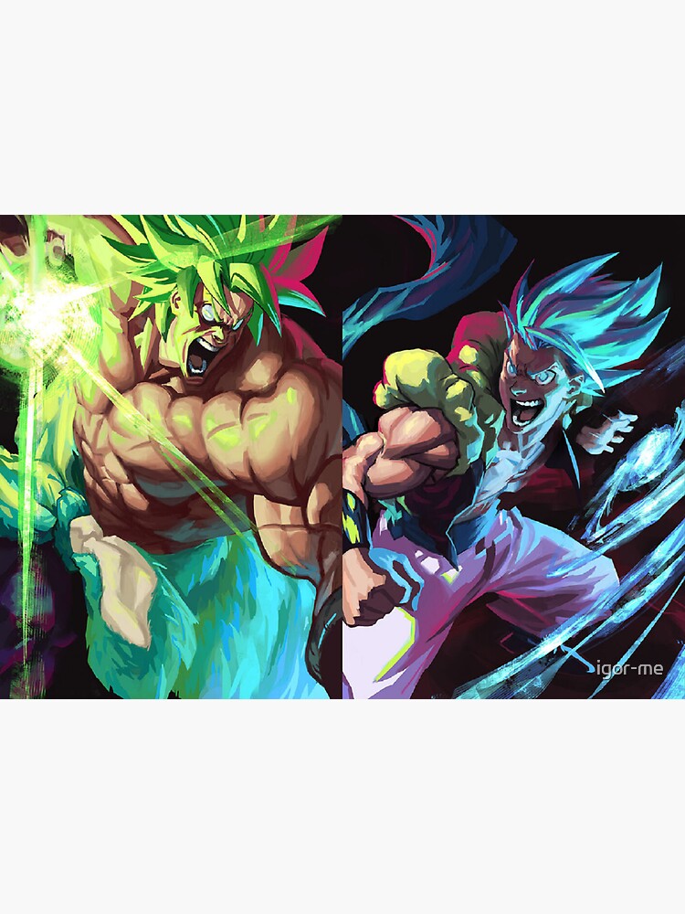 Dragon Ball Broly Wallpaper Sticker for Sale by igor-me