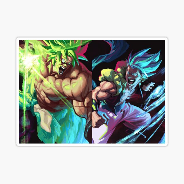 Dragon Ball Super Broly Broly Goku Vegeta Gogeta Sticker for Sale by  igor-me