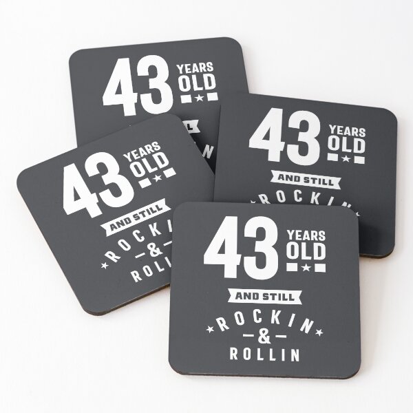 Item preview, 43 Year Old Gift | 43rd Birthday Gift Ideas - Mens and Womens  designed and sold by cidolopez.