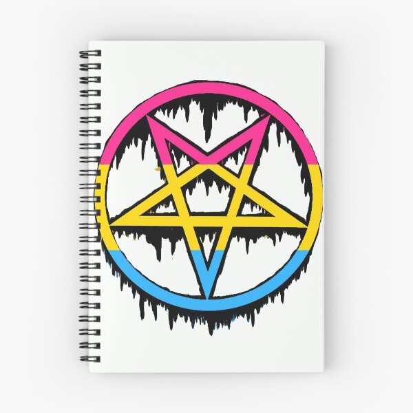 Artikelvorschau,  Satanisches Pentagramm Pansexuell entworfen und verkauft von DevilessDesigns.