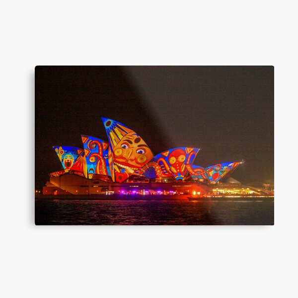 night out at the house Metal Print