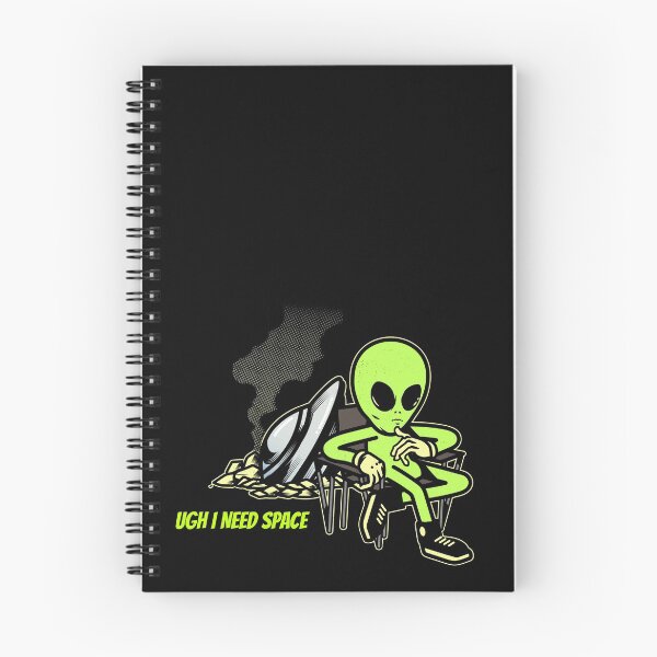 Item preview, Ugh I Need Space Resting Alien designed and sold by Alienology.