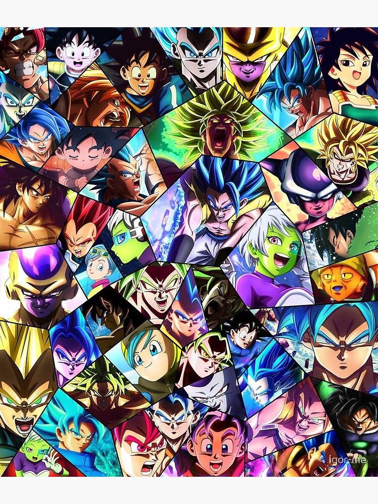 Dragon Ball Super Broly Broly Goku Vegeta Gogeta Sticker for Sale by  igor-me