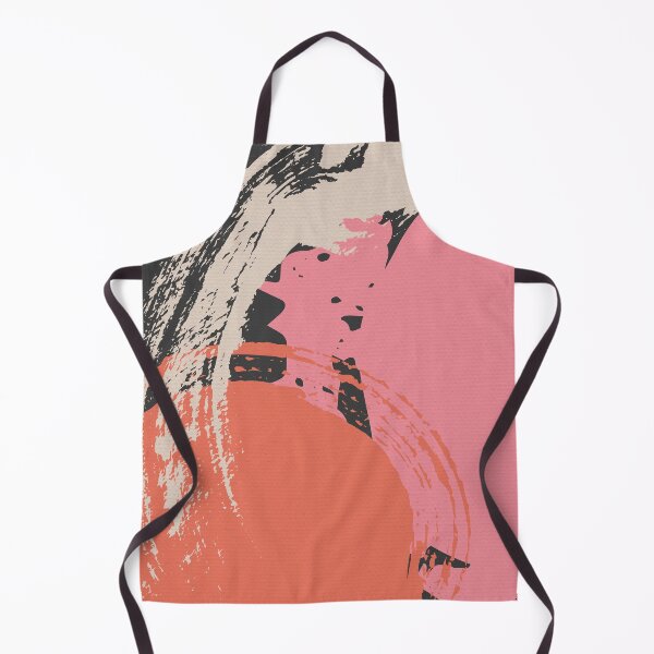 Item preview, Pink and Black Abstract Brush Strokes AP177-8 designed and sold by DuckyRubin.
