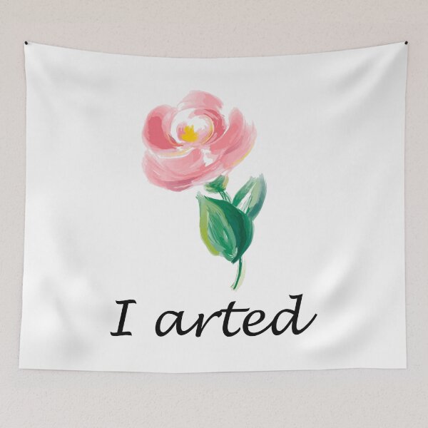 Item preview, I Arted Cute spring Watercolor Flower rose Gift designed and sold by Designworking.