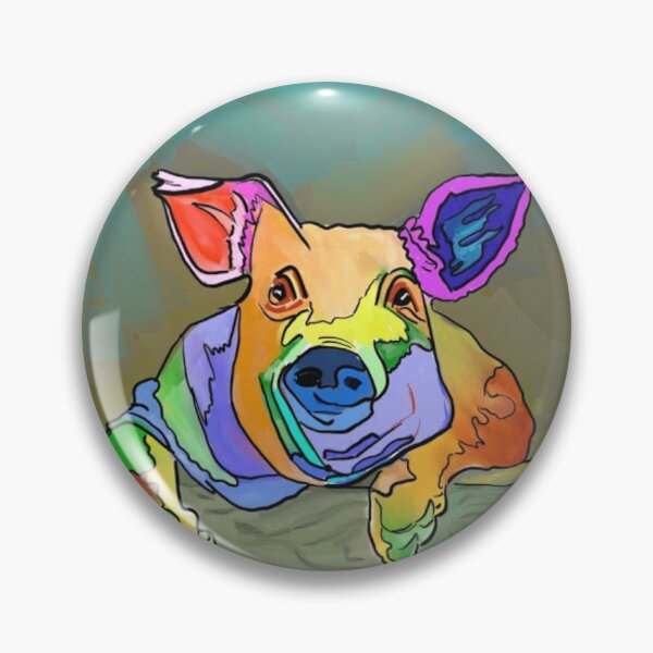 Item preview, Colour me a rainbow Piggy! designed and sold by angipangi7.