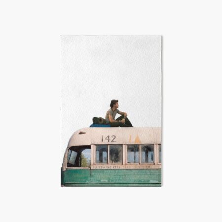 "Happiness is only real when shared" Art Board Print