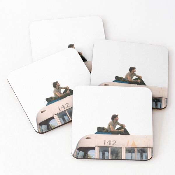 "Happiness is only real when shared" Coasters (Set of 4)