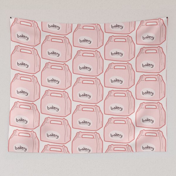 Item preview, Pink Cake Bakery Box designed and sold by Nabibibi.