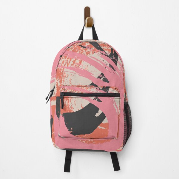 Item preview, Pink and Black Abstract Brush Strokes AP177-9 designed and sold by DuckyRubin.