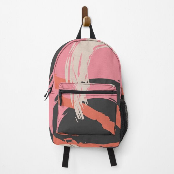 Item preview, Pink and Black Abstract Brush Strokes AP177-10 designed and sold by DuckyRubin.