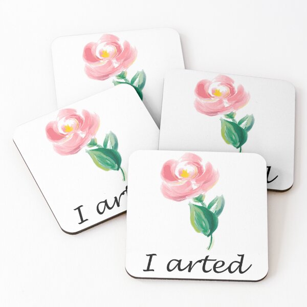 Item preview, I Arted Cute spring Watercolor Flower rose Gift designed and sold by Designworking.