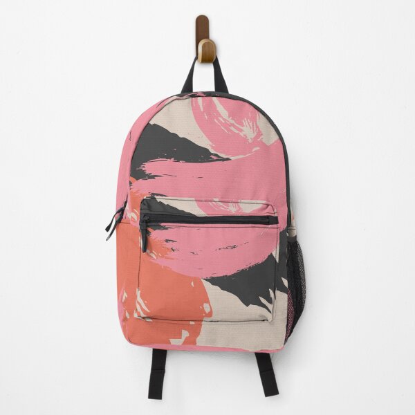 Item preview, Pink and Black Abstract Brush Strokes AP177-11 designed and sold by DuckyRubin.