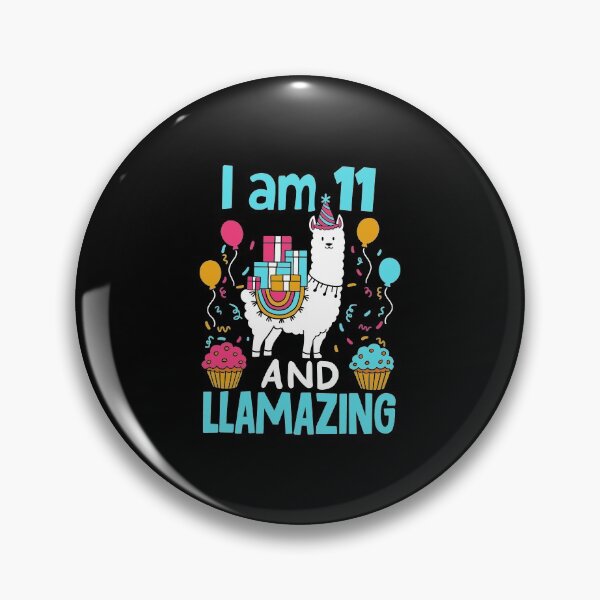Item preview, I Am 11 And Llamazing Amazing Llama Animal Birthday designed and sold by haselshirt.