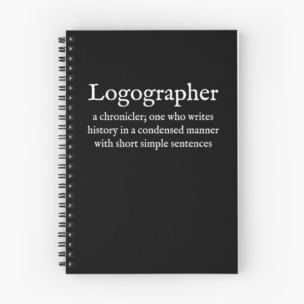 Item preview, L: Logographer: Wear Your Dictionary: English designed and sold by WearYourWords.