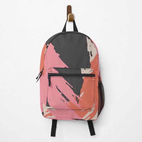 Item preview, Pink and Black Abstract Brush Strokes AP177-12 designed and sold by DuckyRubin.
