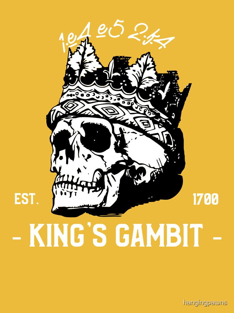 Chess - king39s gambit 2 t-shirt