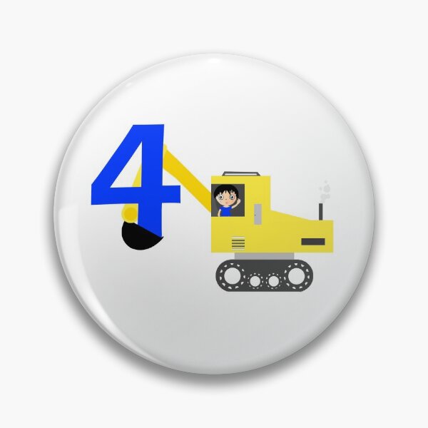 Item preview, Excavator shirt for four year olds designed and sold by ela-94.