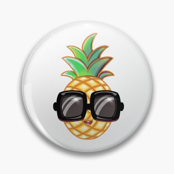 Item preview, Cool Kawaii Pineapple  designed and sold by PurpleCanvas.