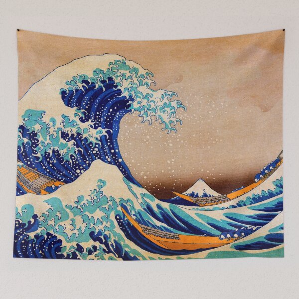 Item preview, 神奈川沖浪裏 - Under the Wave off Kanagawa | Large HD Restored Version designed and sold by Dator.