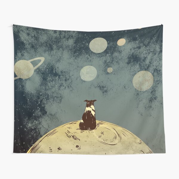 Item preview, Endless opportunities  - dog looking into space  designed and sold by Cucubaou Negura.