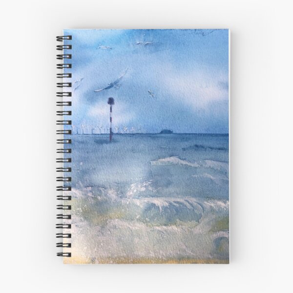 Item preview, Turning of the tide: A watercolour painting of West Bay designed and sold by Double Dutch Designs.