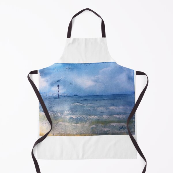 Item preview, Turning of the tide: A watercolour painting of West Bay designed and sold by Double Dutch Designs.