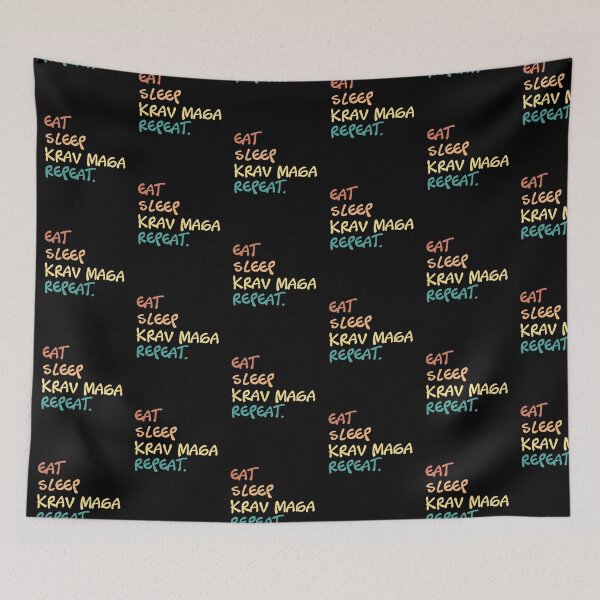 Item preview, Eat Sleep Krav Maga Repeat designed and sold by kindxinn.