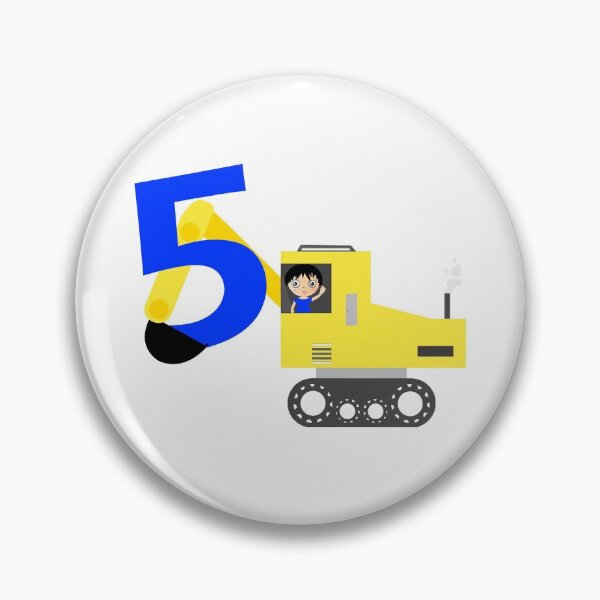 Item preview, Excavator shirt for five year olds designed and sold by ela-94.