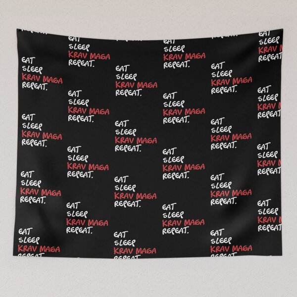 Item preview, Eat Sleep Krav Maga Repeat designed and sold by kindxinn.